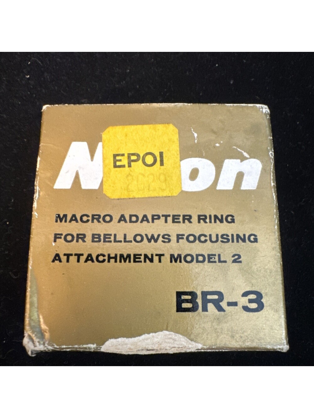 Nikon F BR-3 Macro Adapter Ring for Bellows Focusing Attachment Model 2 W/Box